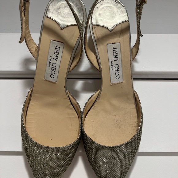 JIMMY CHOO shimmering kitten heels - Picture 4 of 9